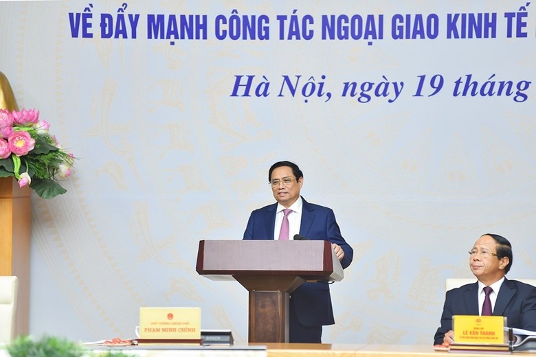 Thủ tướng Chính phủ Phạm Minh Chính phát biểu chỉ đạo Hội nghị.