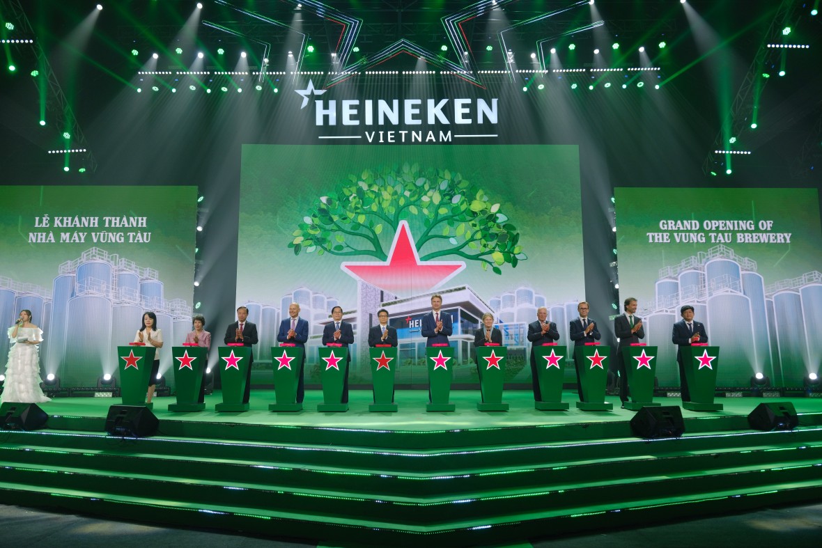 Heineken Việt Nam khánh thành nhà máy bia lớn nhất Đông Nam Á tại Bà Rịa - Vũng Tàu
