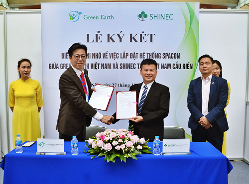 Green Earth Việt Nam và Shinec hợp tác lắp đặt hệ thống SPACON