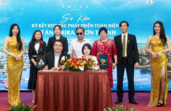 Công ty Song Phương và Tập đoàn Thiên An Holdings ký kết phát triển dự án Amira Chơn Thành.