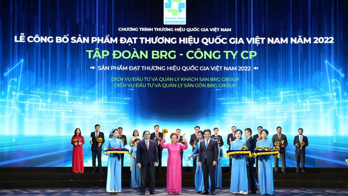 Nhiều thương hiệu thuộc Tập đoàn BRG  được vinh danh “Thương hiệu Quốc gia Việt Nam năm 2022”