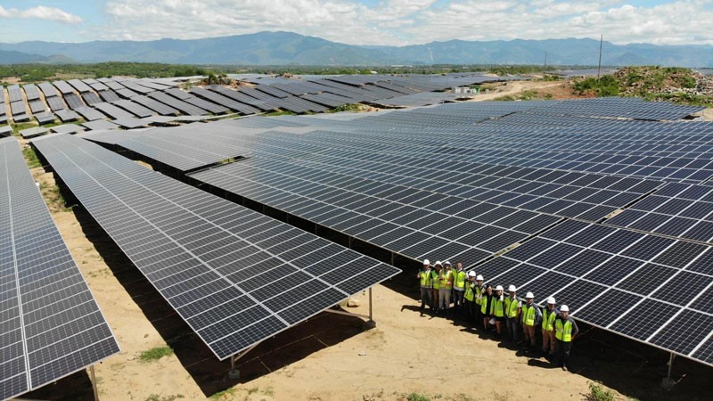 Nhà máy điện mặt trời CMX Renewable Energy Việt Nam có công suất 168 MW.