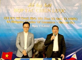 Doanh nhân Việt Nam và Philippines thúc đẩy quan hệ hợp tác kinh doanh