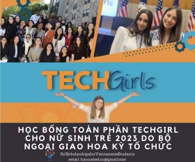 Hoa Kỳ dành 3 suất học bổng “Nữ sinh với công nghệ 2023" cho nữ sinh Việt Nam