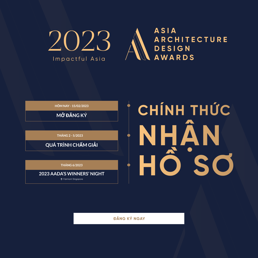 Giải thưởng Kiến trúc châu Á chính thức mở đăng ký