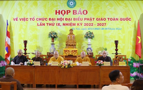 Hơn 1.000 đại biểu tham dự Đại hội đại biểu Phật giáo toàn quốc lần thứ IX, nhiệm kỳ 2022 - 2027