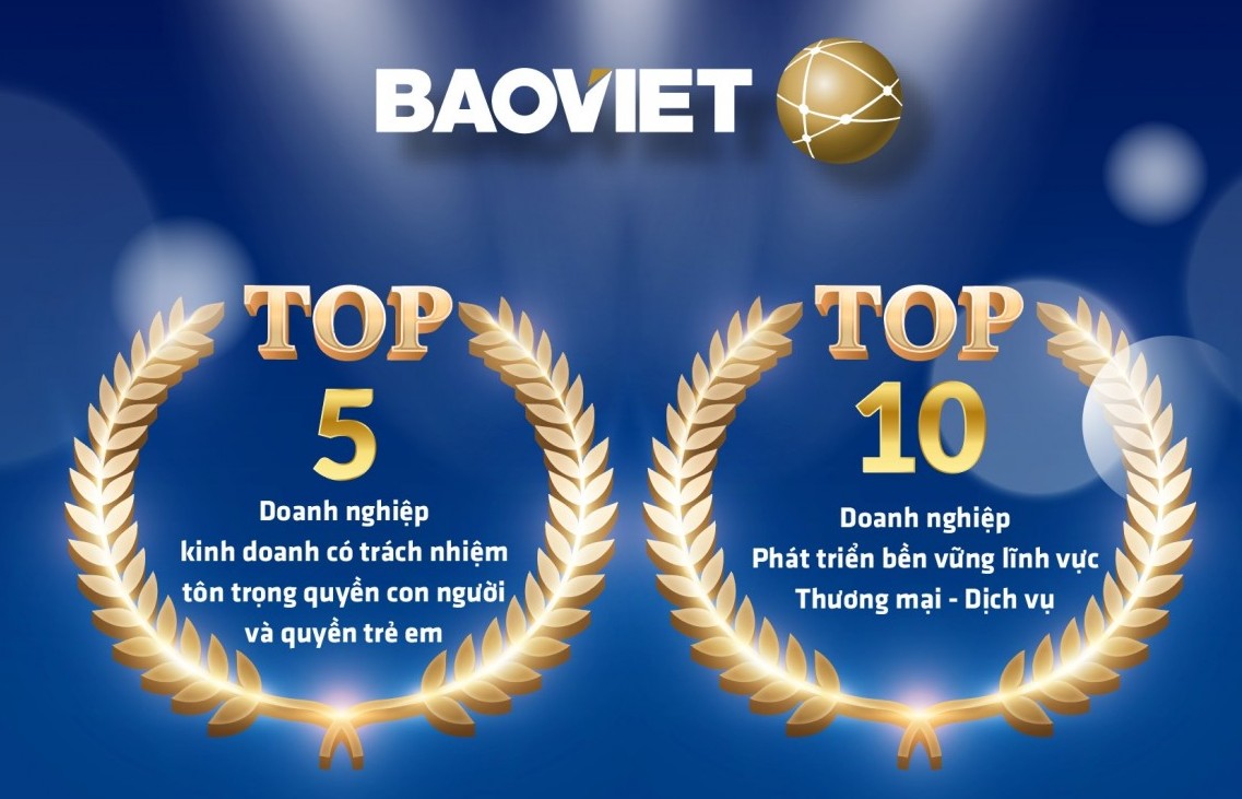 Bảo Việt (BVH) đứng đầu nhóm 10 doanh nghiệp bền vững Việt Nam 7 năm liên tiếp