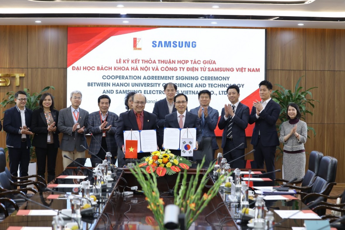 Samsung hợp tác toàn diện với các trường Đại học khối kỹ thuật tại Việt Nam