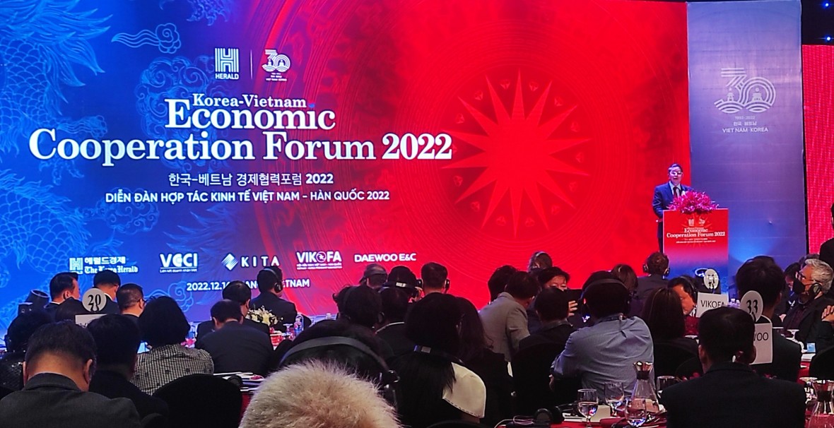 Diễn đàn Hợp tác kinh tế Việt Nam - Hàn Quốc 2022: Cơ hội thúc đẩy hợp tác toàn diện về thương mại và đầu tư