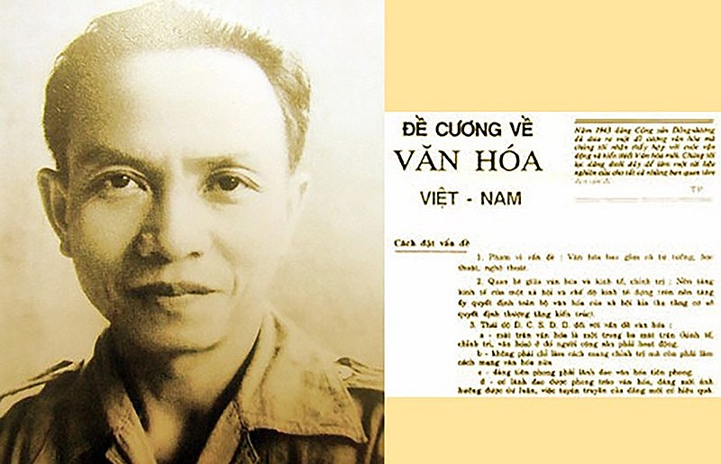 Bản “Đề cương về văn hóa Việt Nam” do Tổng Bí thư Trường Chinh soạn thảo năm 1943.