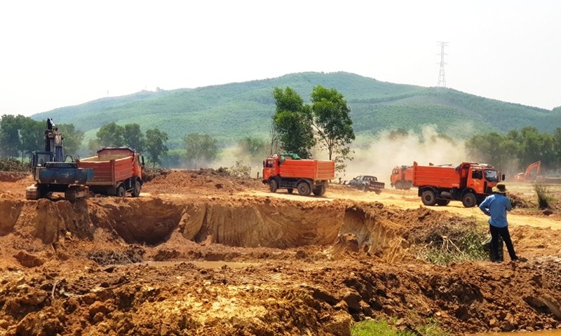 Thừa Thiên Huế quy hoạch hơn 203 ha đất làm vật liệu san lấp