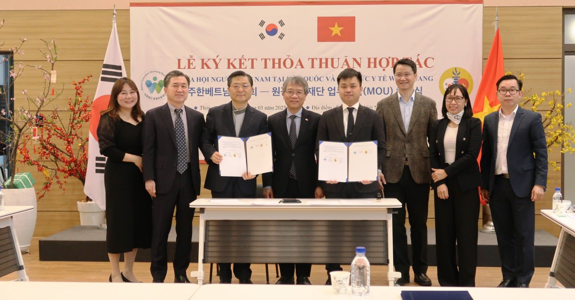 Tổ chức Y tế Wonkwang hỗ trợ y tế cho người Việt Nam tại Hàn Quốc