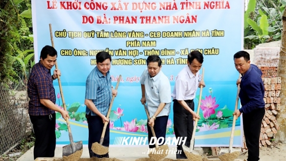 Khởi công xây nhà tình nghĩa tặng thương binh hạng 4/4 Nguyễn Văn Hợi