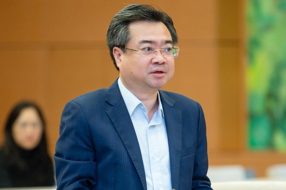 Bộ trưởng Bộ Xây dựng Nguyễn Thanh Nghị (Ảnh: QH).