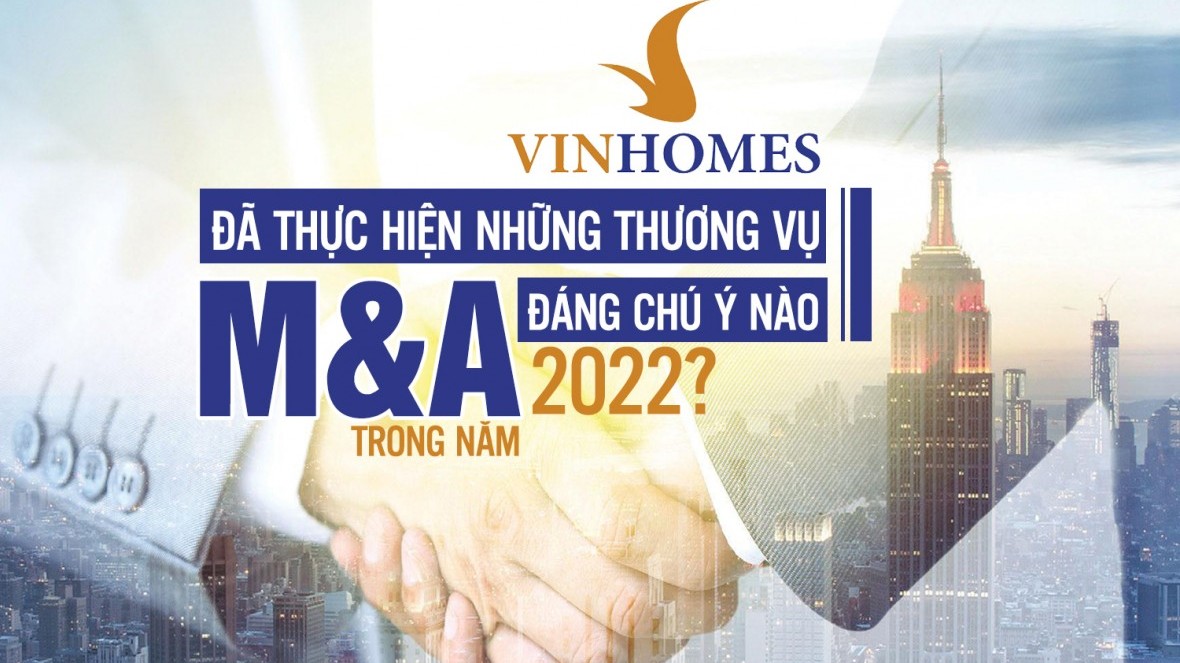 Những thương vụ M&A đáng chú ý trong năm 2022 của Vinhomes (VHM)