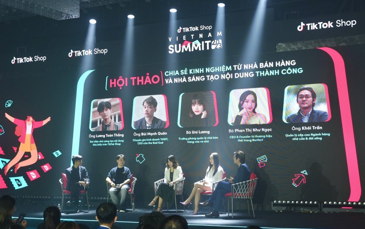 TikTok Shop Vietnam Summit vinh danh các thương hiệu và nhà bán hàng nổi bật