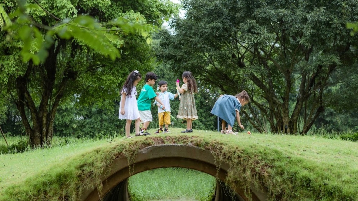 Trẻ con Ecopark có tuổi thơ của "thời ông bà, cha mẹ"