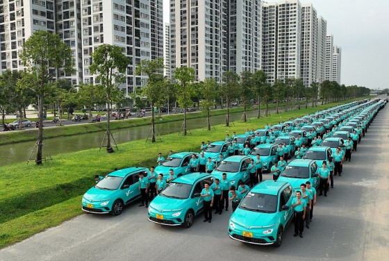 Taxi thuần điện ra mắt thành phố Hồ Chí Minh