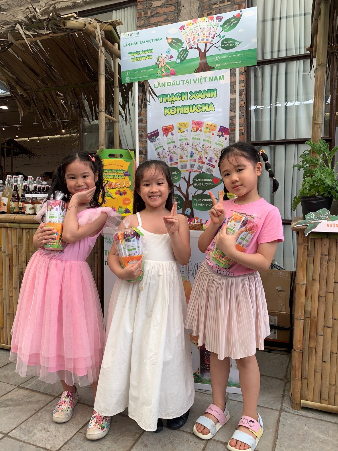 VGreen ra mắt sản phẩm Thạch xanh Kombucha Hasu dành cho trẻ em