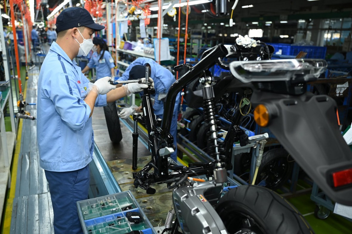 Yamaha Việt Nam đưa vào vận hành dây chuyền sản xuất động cơ cho xuất khẩu