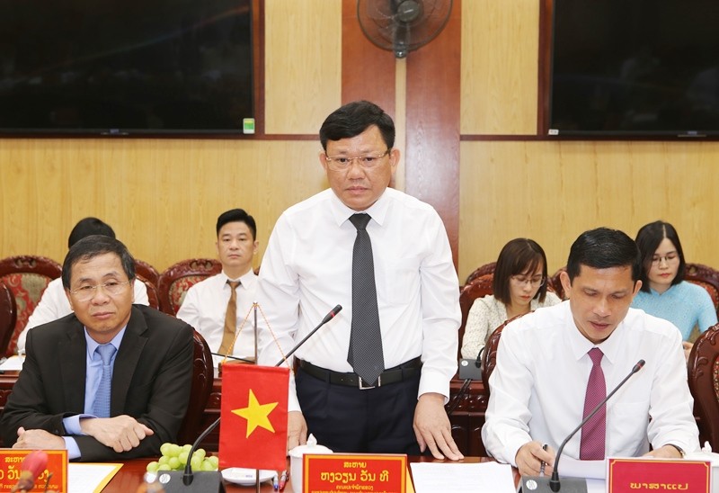 Đoàn cấp cao Bộ Nội vụ CHDCND Lào thăm và làm việc tại tỉnh Thanh Hóa