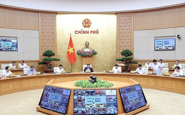 Thủ tướng Phạm Minh Chính chủ trì phiên họp Chính phủ thường kỳ ngày 3/6 (Ảnh: Nhật Bắc)