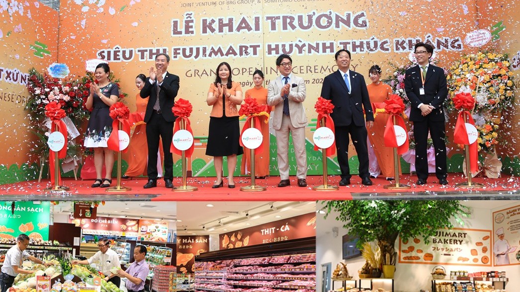 Khai trương siêu thị FujiMart Huỳnh Thúc Kháng