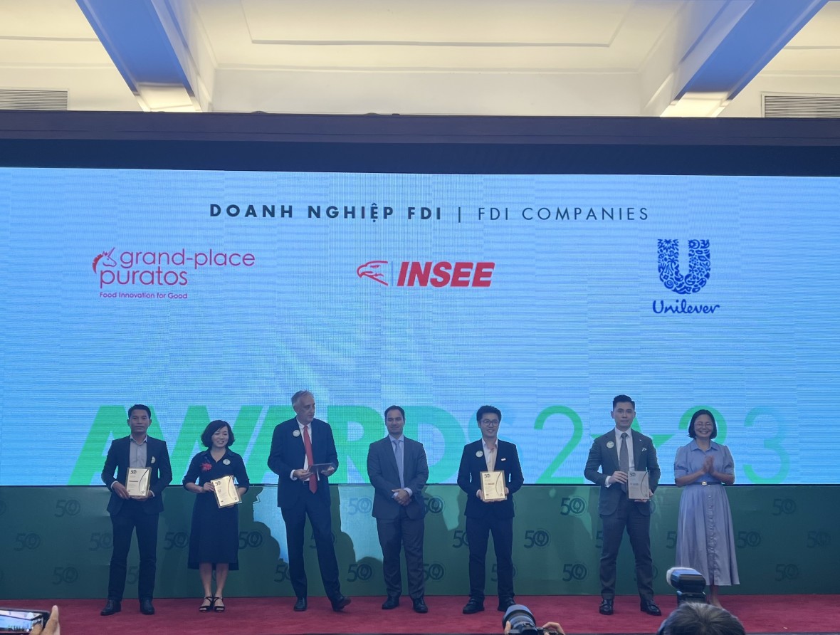 Unilever Việt Nam được vinh danh tại hai giải thưởng về phát triển bền vững