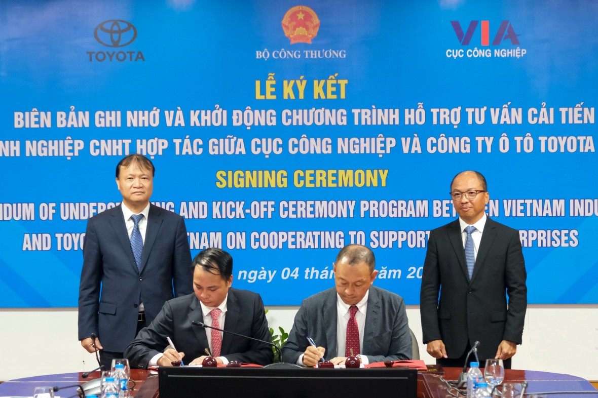 Toyota Việt Nam tiếp tục hỗ trợ doanh nghiệp công nghiệp phụ trợ ô tô