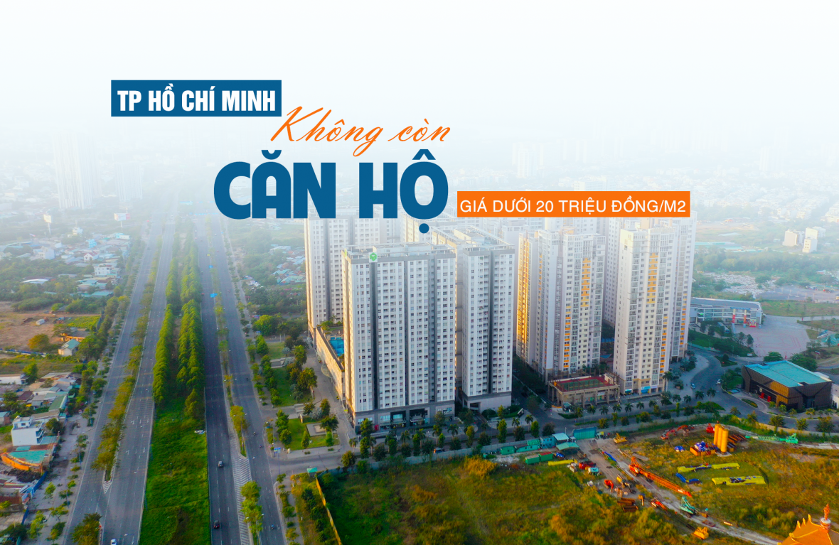 TP Hồ Chí Minh: Không còn căn hộ giá dưới 20 triệu đồng/m2