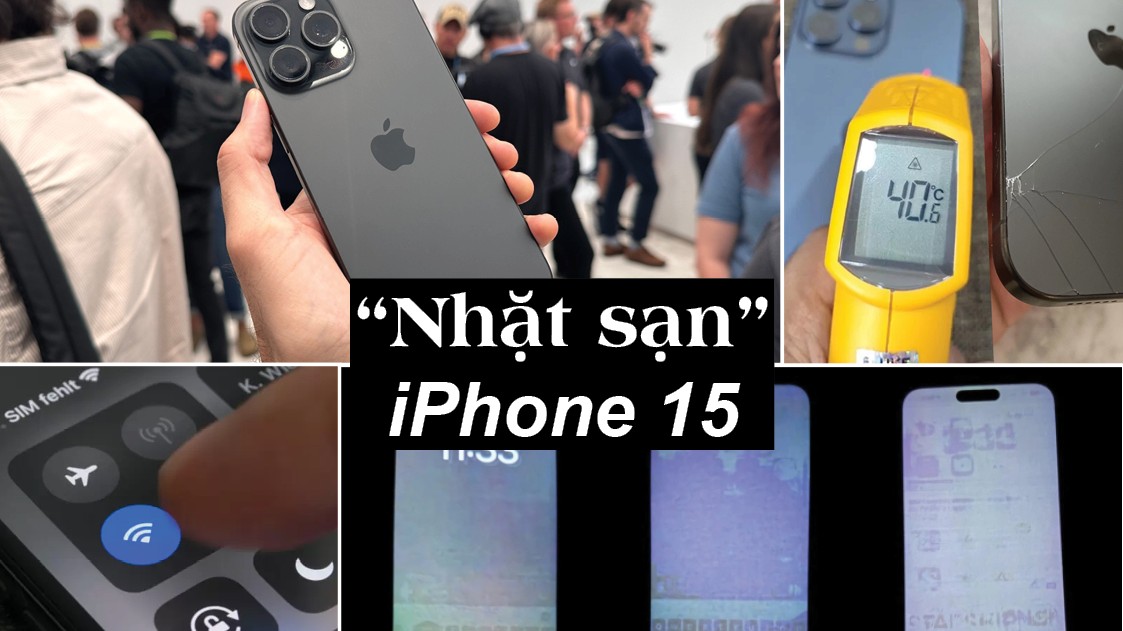 iPhone 15 xuất hiện nhiều lỗi nghiêm trọng