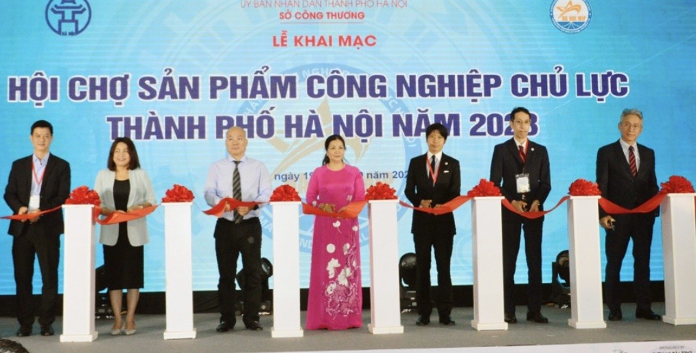 Khai mạc Hội chợ sản phẩm công nghiệp chủ lực thành phố Hà Nội năm 2023