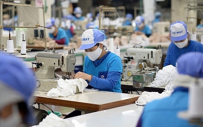 Doanh nghiệp dệt may chuyển đổi xanh để tăng đơn hàng xuất khẩu. (Ảnh: Báo điện tử Đảng Cộng Sản)