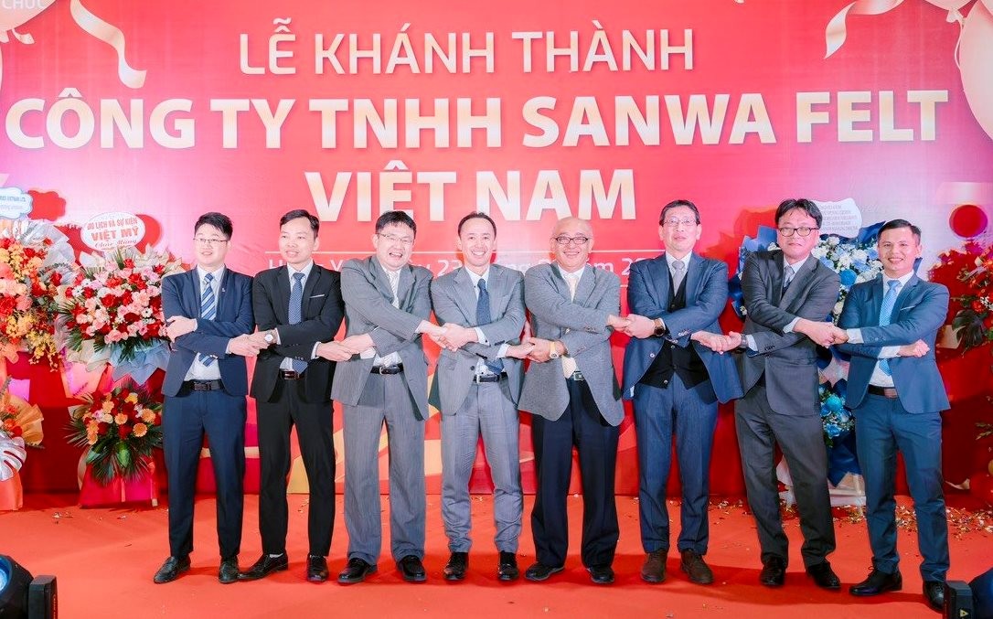 Sanwa Felt Việt Nam khánh thành Nhà máy mới tại Hưng Yên