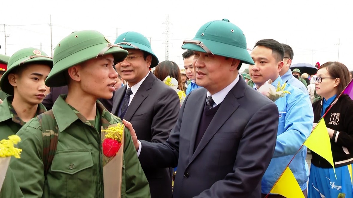 Ninh Bình, Thanh Hoá, Nghệ An: Hoàn thành công tác giao nhận quân năm 2024