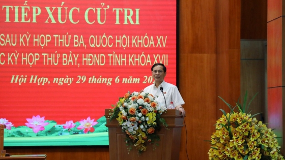 Bộ trưởng ngoại giao Bùi Thanh Sơn: Vĩnh Phúc cần tiếp tục đẩy mạnh thu hút đầu tư doanh nghiệp nước ngoài