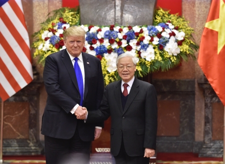 Tổng Bí thư, Chủ tịch nước Nguyễn Phú Trọng và Tổng thống Donald Trump chúc mừng 25 năm quan hệ ngoại giao Việt Nam – Hoa Kỳ