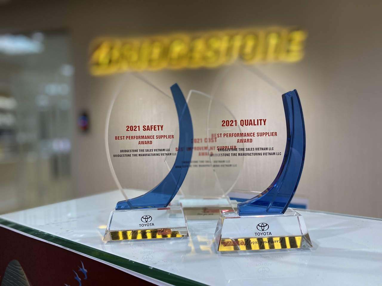 Bridgestone thắng giải chất lượng từ Toyota Việt Nam