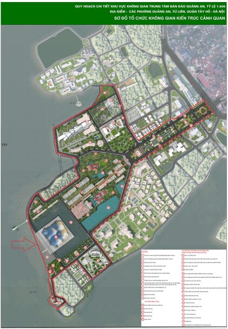 Đồ án Quy hoạch chi tiết Khu vực trục không gian trung tâm bán đảo Quảng An    Từ chính sách tới góc nhìn thực tiễn