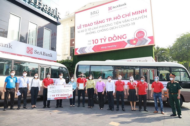 Tập đoàn BRG cùng Ngân hàng SeABank chung tay hỗ trợ chính quyền và người dân TP Hồ Chí Minh