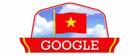 Google thay logo chào mừng Ngày Quốc khánh Việt Nam