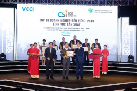 Suntory PepsiCo Việt Nam đạt nhiều thành tựu nổi bật trong năm 2018